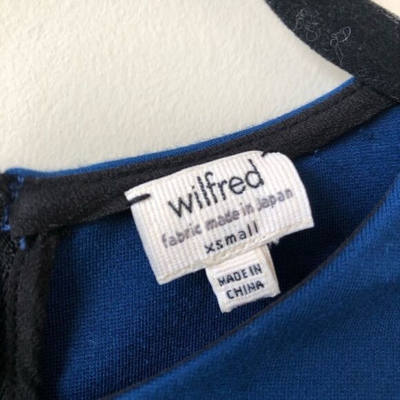 Aritiza "Wilfred" Mignonne Estate Blue Bodycon Mini Dress - Picture 6 of 7